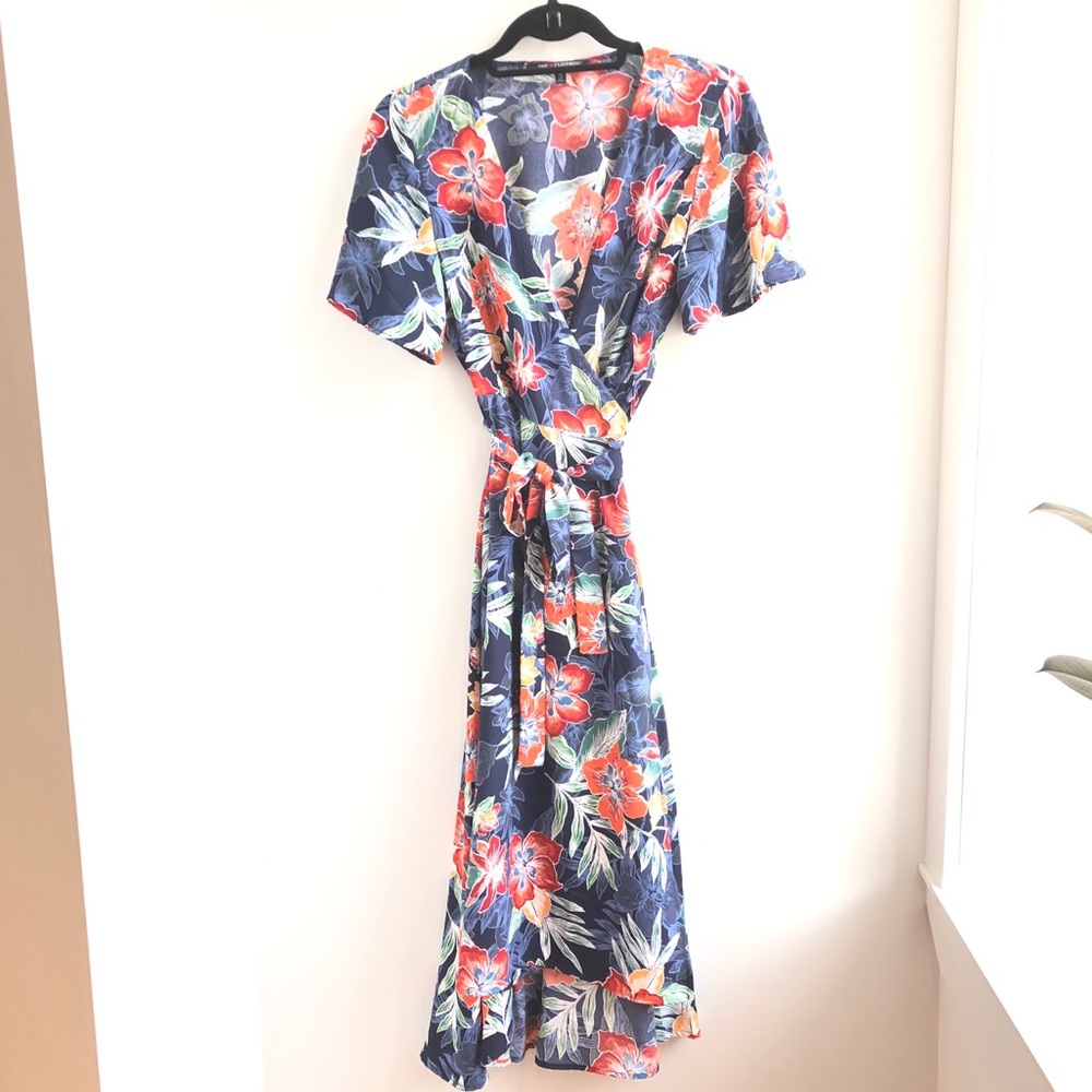 Floral Wrap Dress